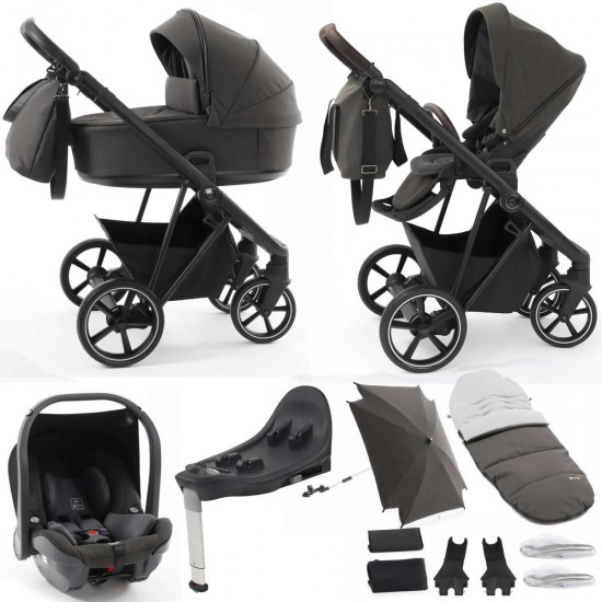 Babystyle Prestige Vogue 13 Piece Isofix Travel System Bundle Black Earth